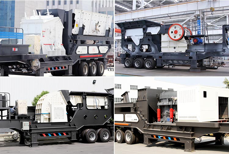 不同配置的移動磕石機 不同配置的移動磕石機