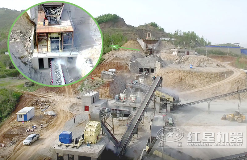 桐柏碎石現(xiàn)場航拍實(shí)景 桐柏碎石現(xiàn)場航拍實(shí)景