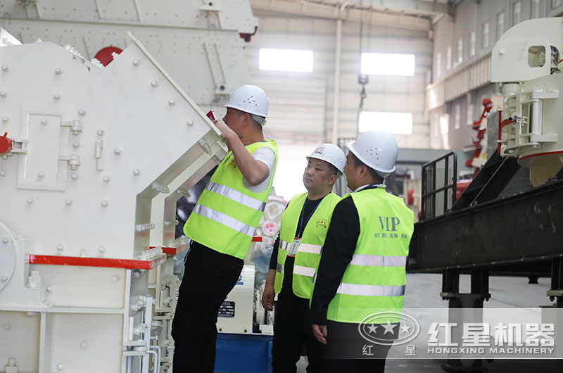 用戶來廠考察設備