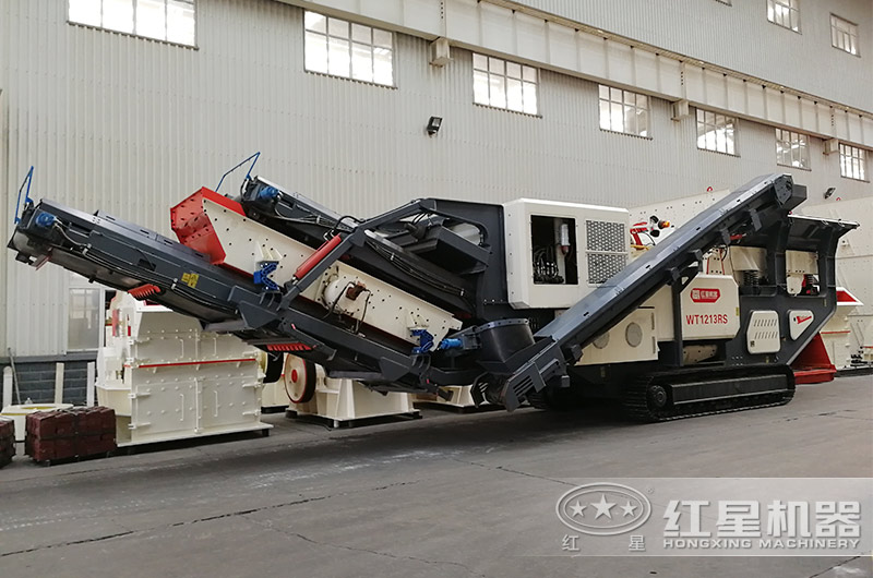 花崗巖石制砂、場地有限怎么辦？這臺移動制沙機幫你搞定