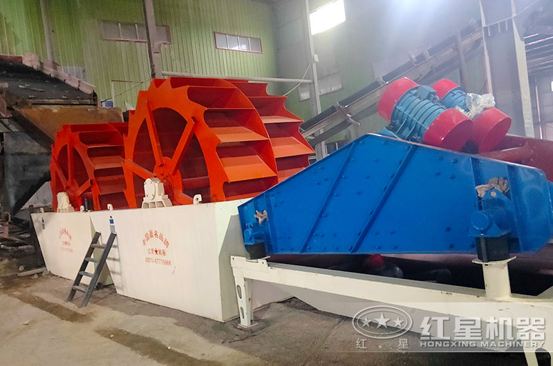 時(shí)產(chǎn)160噸洗沙機(jī)型號(hào)有哪些？搭配脫水篩減少細(xì)沙流失