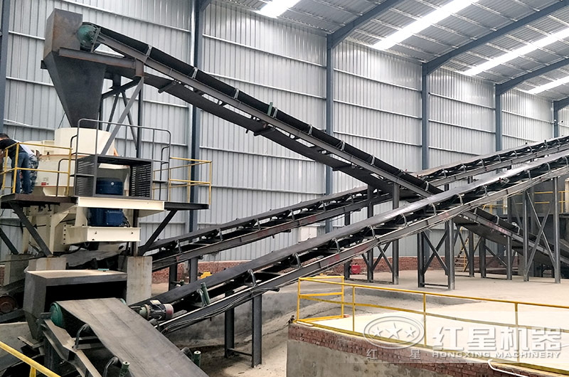 VSI制砂機(jī)現(xiàn)場實(shí)拍，室內(nèi)生產(chǎn)更環(huán)保