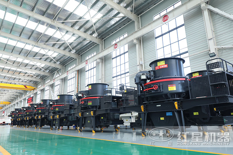 河卵石制砂設(shè)備車間展示