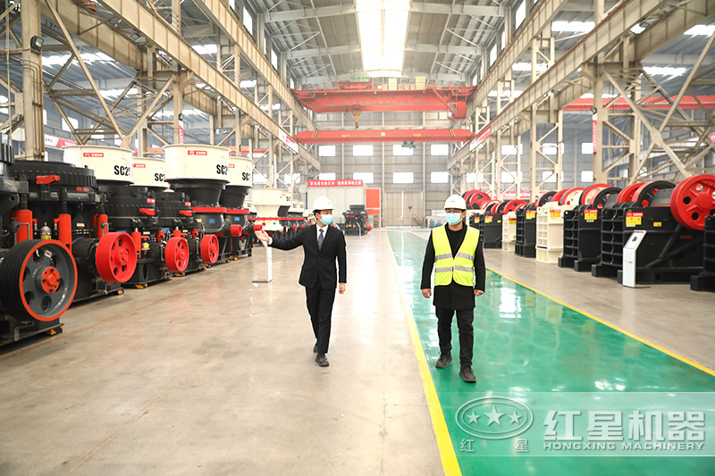 大型廠房，客戶來廠實地考察