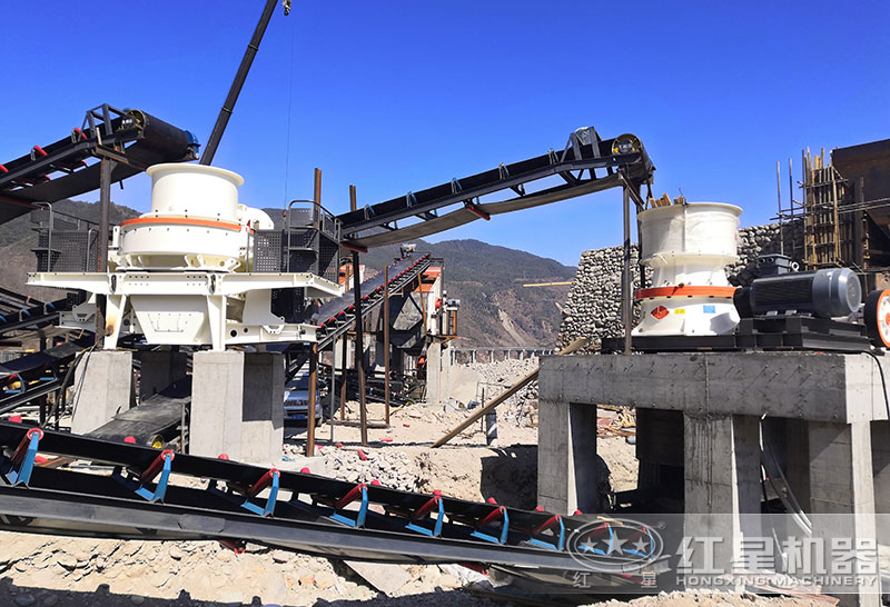 單缸圓錐破適合破碎硬料，HVI制砂機(jī)節(jié)能