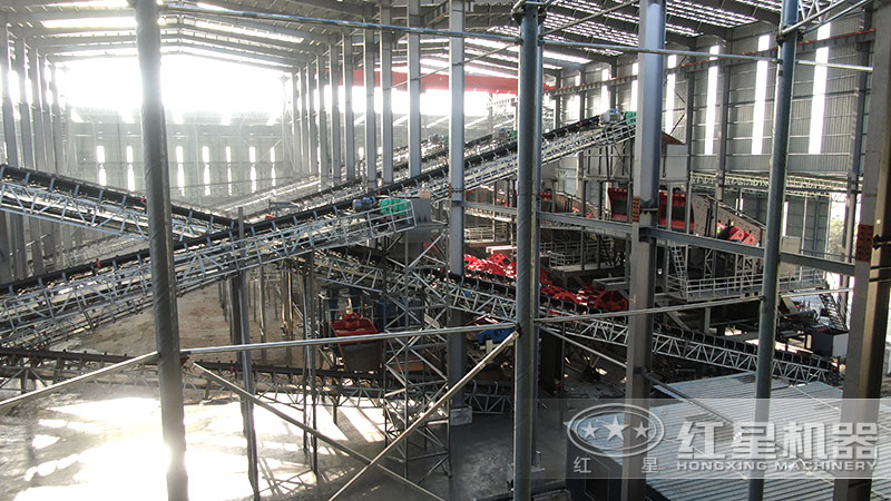 石子機生產(chǎn)線多少錢一套，附現(xiàn)場案例