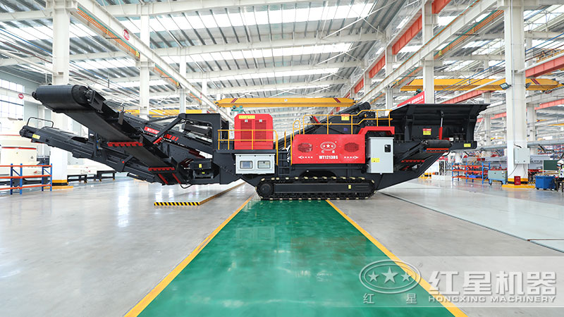 履帶移動破碎機(jī)，履帶行走遙控操作