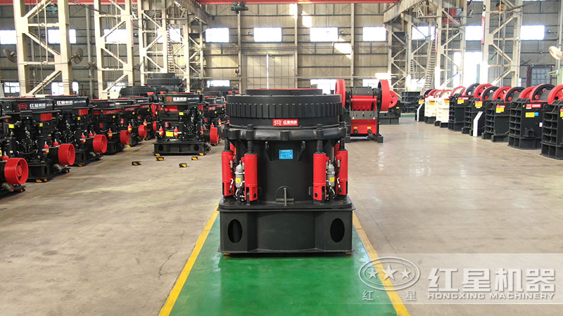 300型圓錐破碎機(jī)型號及參數(shù)，一小時能生產(chǎn)多少噸石子？