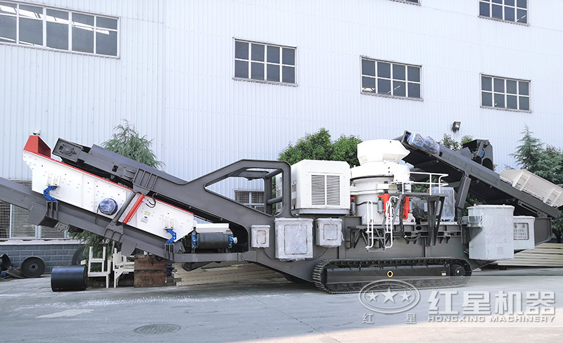 履帶圓錐破碎機(jī)，遙控移動